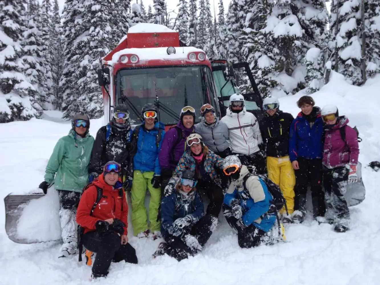 Alltracks group in whistler