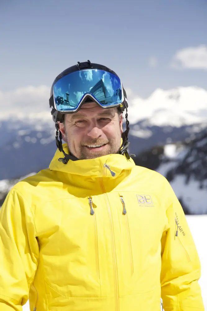 Seb ski instructor in Whistler
