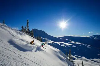 ALLTRACKS Ski Instructor course, skiing on mountain
