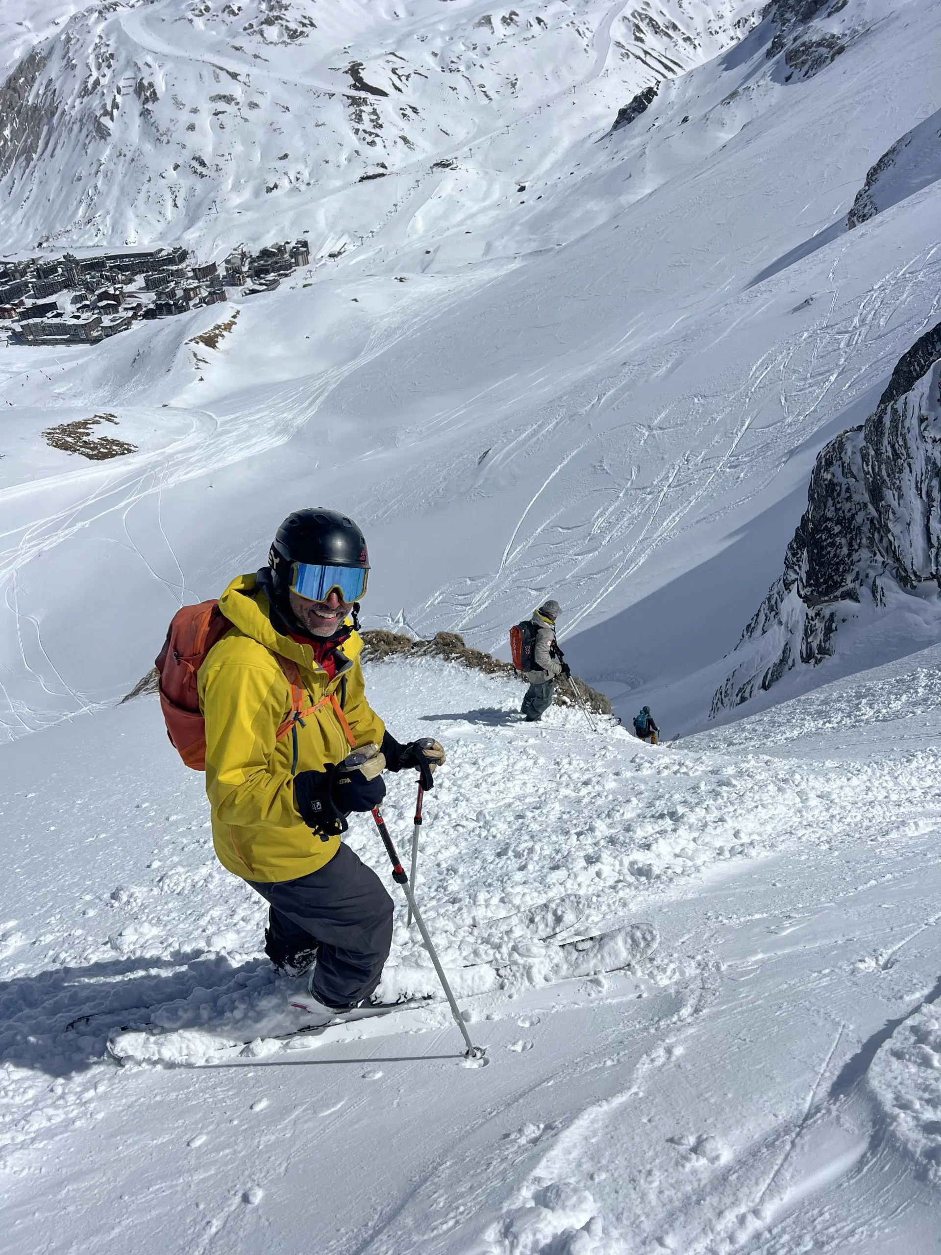 skier off piste