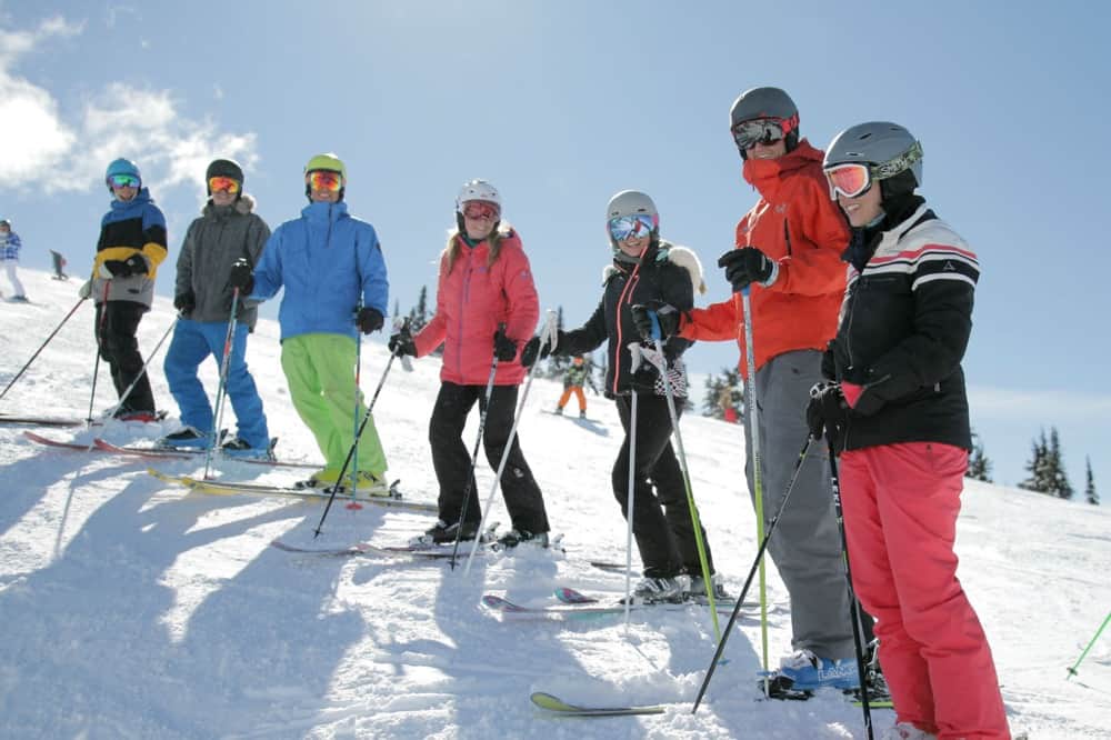 ski course group