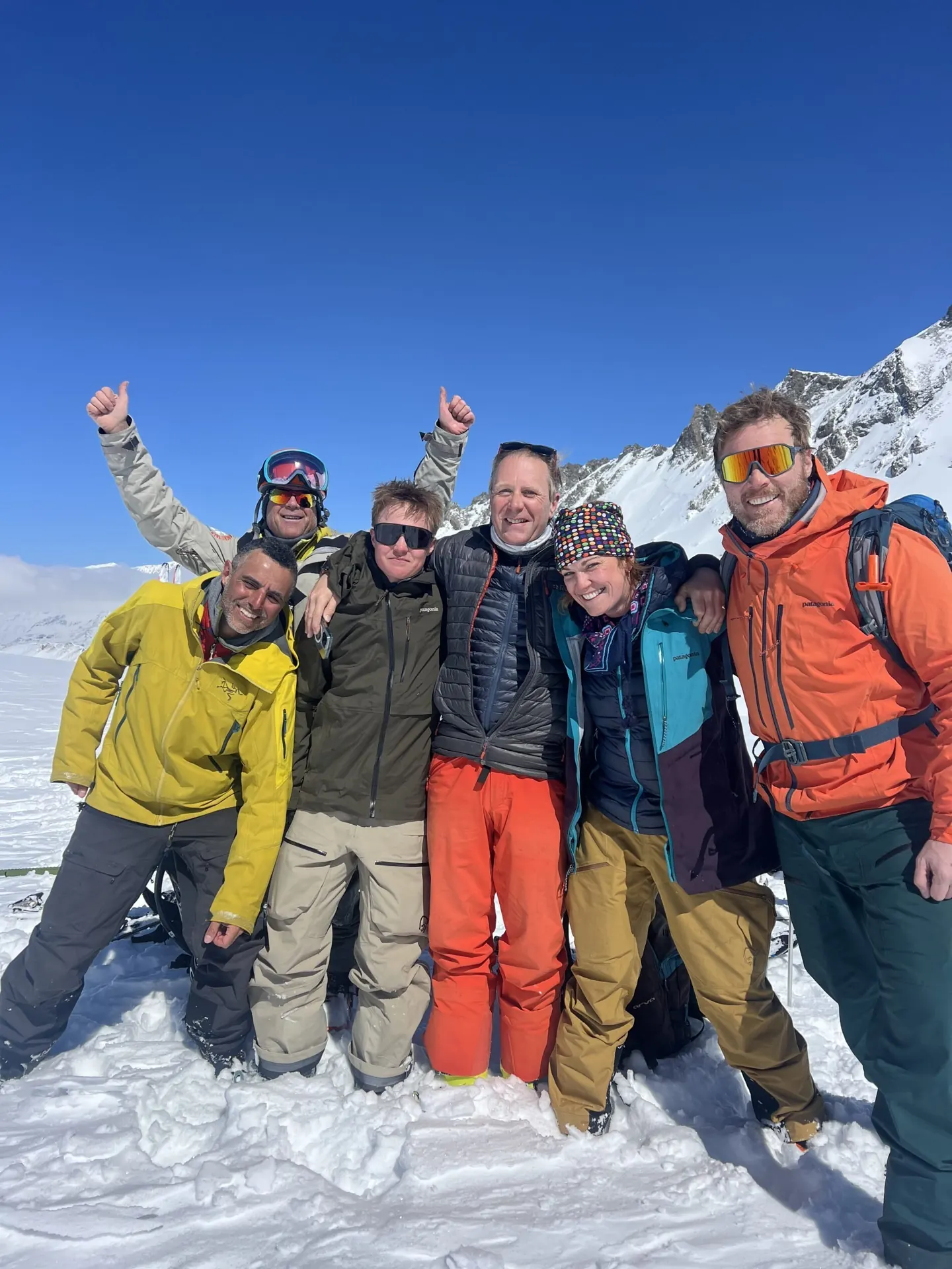 Alltracks off piste ski course group in Val d'Isere