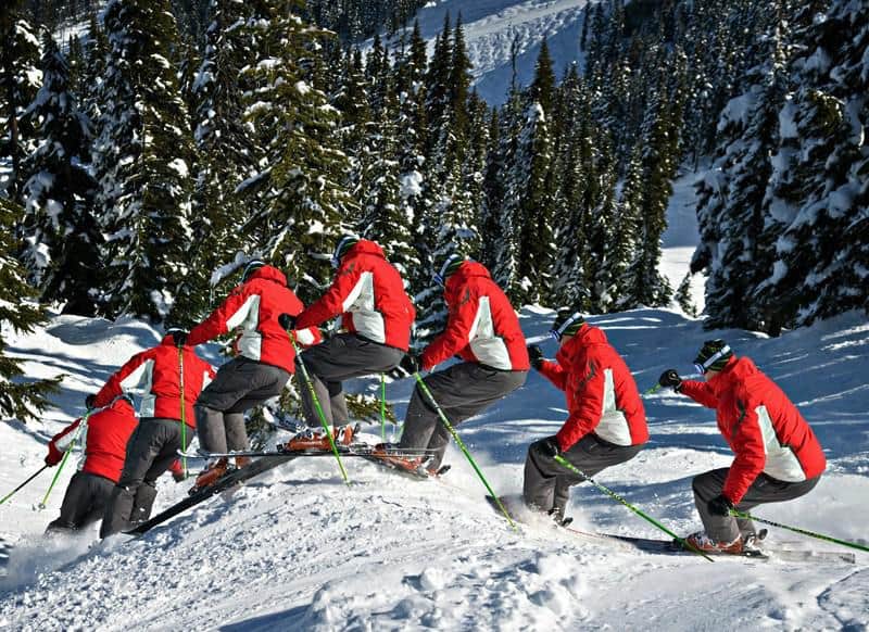 Image of a Ski Moguls Lesson